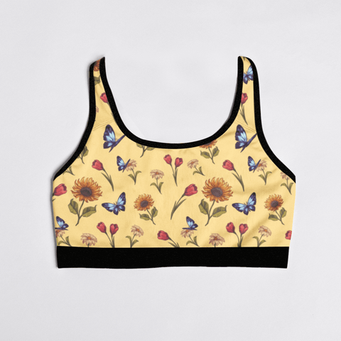 Summer-Garden-Womens-Bralette-Light-Yellow-Product-Front-View
