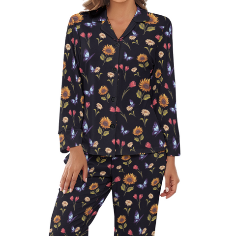 Summer Garden Women's Pajama Set