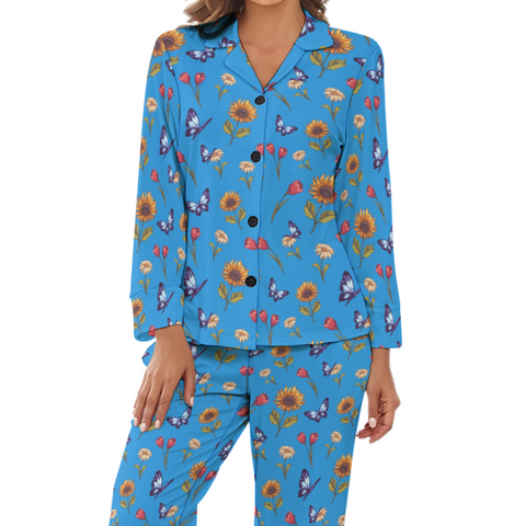 Summer Garden Women's Pajama Set