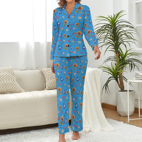 Summer Garden Women's Pajama Set