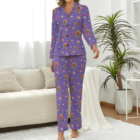 Summer Garden Women's Pajama Set