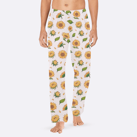 Sunflower-Mens-Pajama-Snow-Model-Front-View
