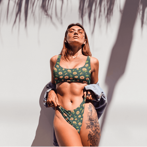 Sunflower Women's Two Piece Bikini