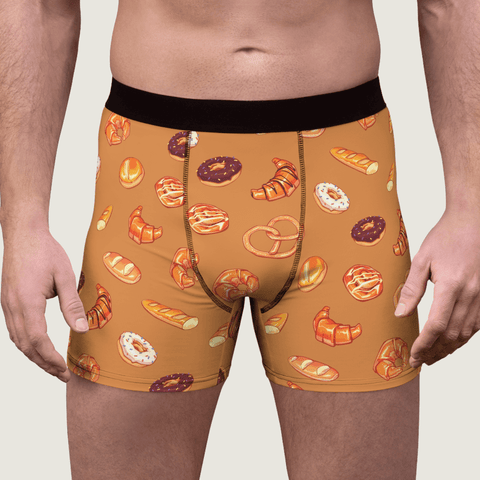 Sweet-Treats-Mens-Boxer-Briefs-Caramel-Frontal-View