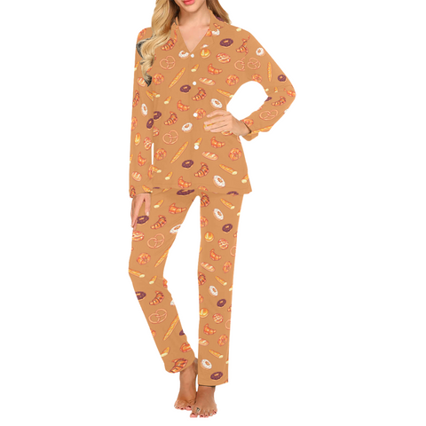 Sweet-Treats-Womens-Pajama-Caramel-Front-View