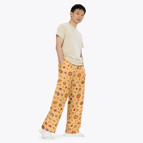 Thanksgiving-Mens-Pajama-Yellow-Lifestyle-View