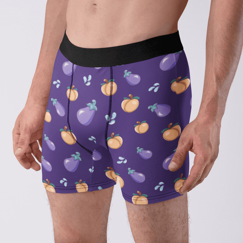 Thicc-_-Juicy-Mens-Boxer-Briefs-Eggplant-Half-Side-View