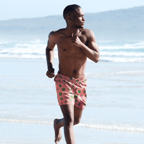 Watermelon-Mens-Swim-Trunks-Peach-Lifestyle-View