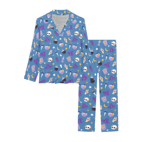 Witch-Core-Womens-Pajama-Sky-Blue-Product-View
