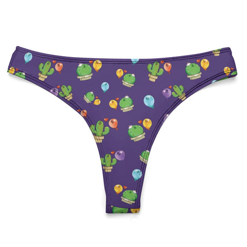 Opposites-Attract-Women's-Thong-Purple-Product-Front-View