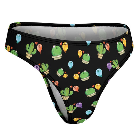 Opposites-Attract-Women's-Thong-Black-Product-Side-View