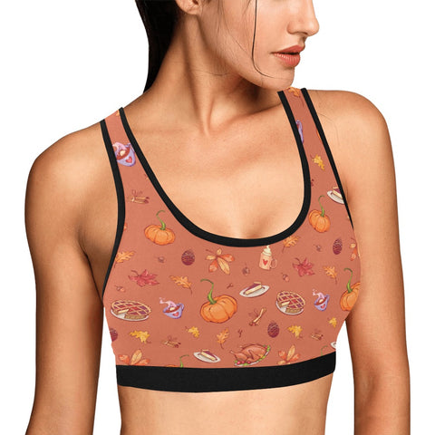 Thanks-Giving-Womens-Bralette-Pumpkin-Model-Side-View