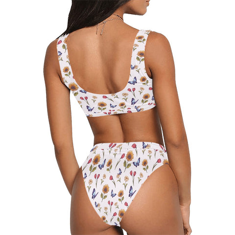 Summer-Garden-Womens-Bikini-Set-White-Model-Back-View