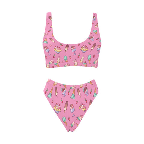 Banana-Split-Womens-Bikini-Set-Hot-Pink-Front-View