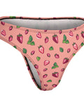 Strawberry-Women's-Thong-Coral-Product-Side-View