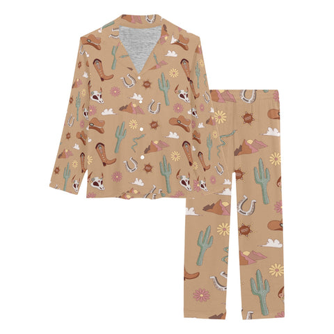 Country-Womens-Pajama-Brown-Product-View