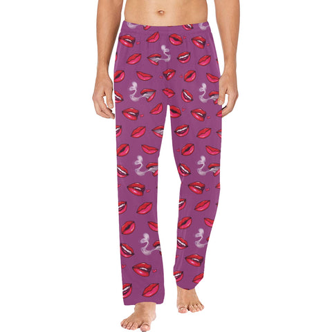 Fatal-Attraction-Mens-Pajama-Magenta-Model-Front-View