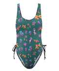 Sea-Life-Womens-One-Piece-Swimsuit-Sea-Moss-Green-Product-Front-View