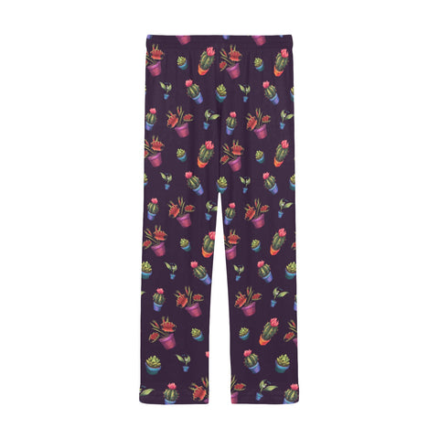 House-Plant-Mens-Pajama-Dark-Purple-Back-View
