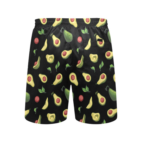 Happy-Avocado-Mens-Swim-Trunks-Black-Back-View