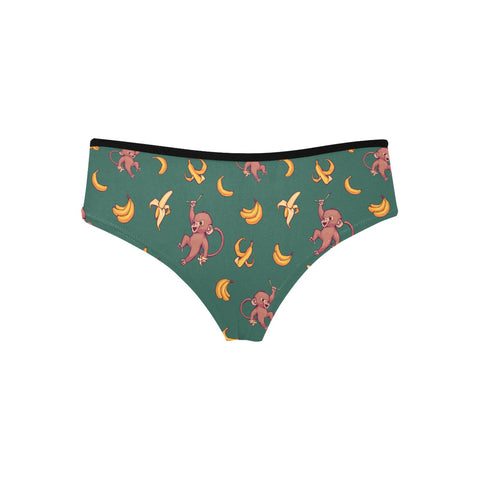 Baby-Monkey-Womens-Hipster-Underwear-Green-Product-Back-View