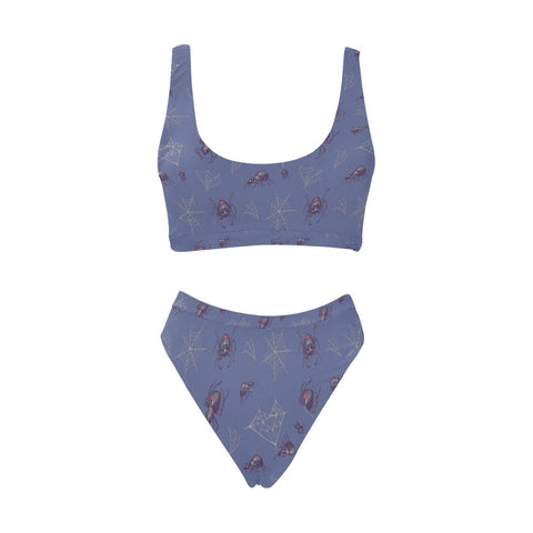 Black-Widow-Women's-Two-Piece-Bikini-True-Blue-Front-View