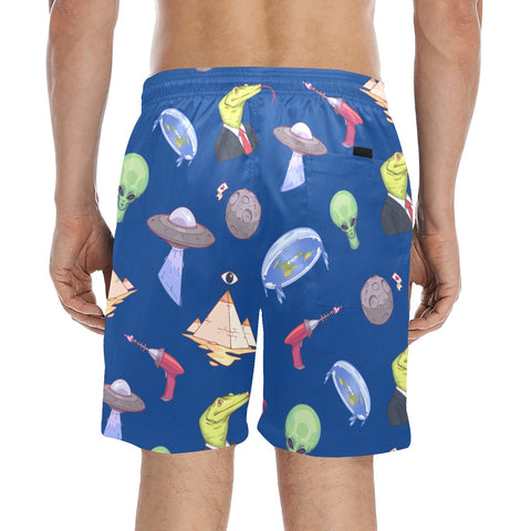 Conspiracy Theory Men's Swim Trunks