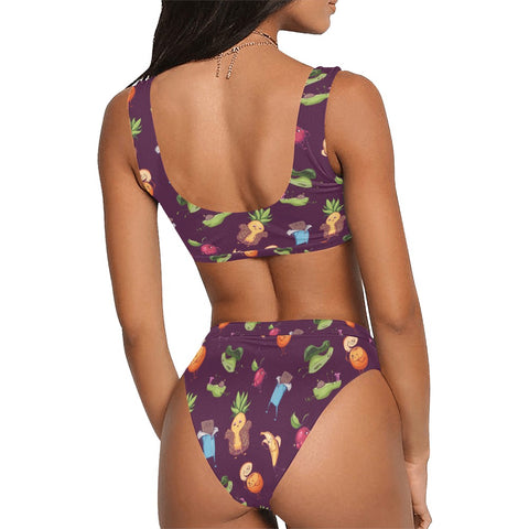 Flirty Fruit Two Piece Bikini Swimsuit