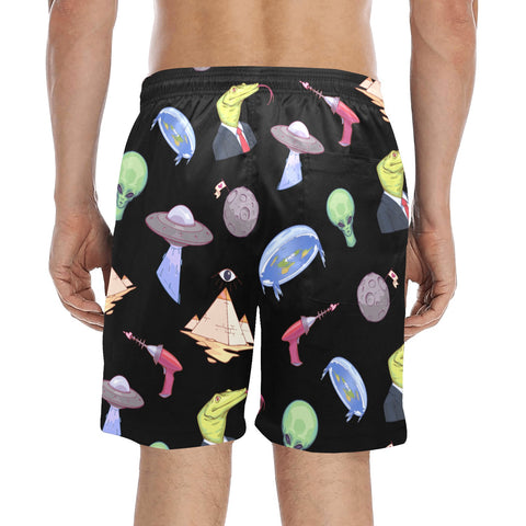 Conspiracy Theory Men's Swim Trunks