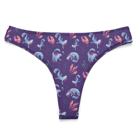 Axolotl-Womens-Thong-Dark-Purple-Product-Front-View