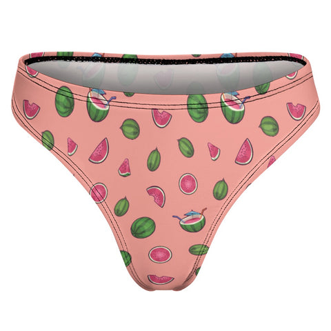 Watermelon-Womens-Thong-Pink-Product-Back-View