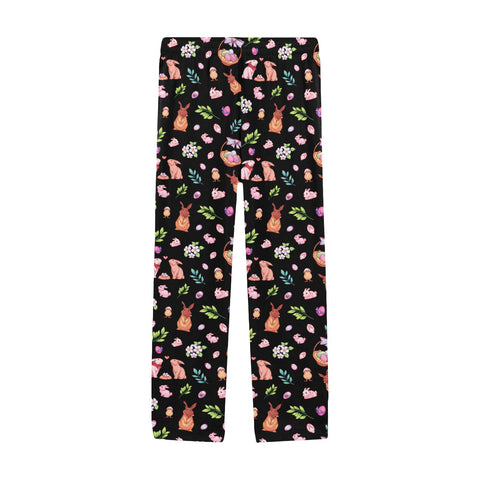 Easter-Mens-Pajama-Black-Front-View
