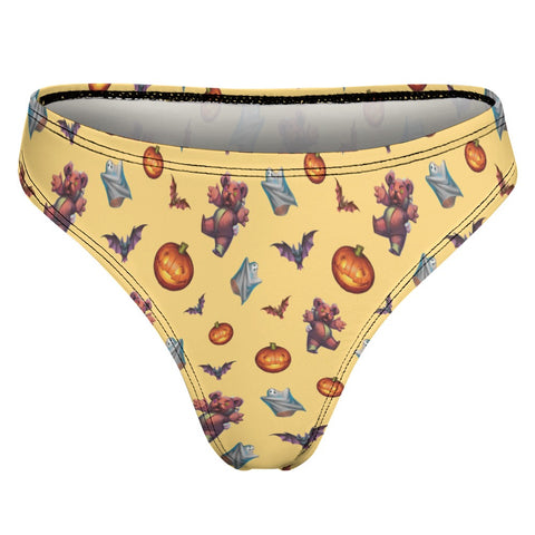 Halloween-Womens-Thong-Yellow-Product-Back-View