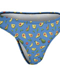 Happy-Avocado-Womens-Thong-Blue-Product-Side-View