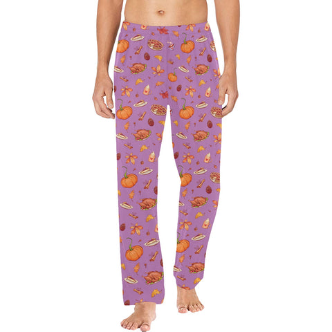 Thanksgiving-Mens-Pajama-Orchid-Model-Front-View