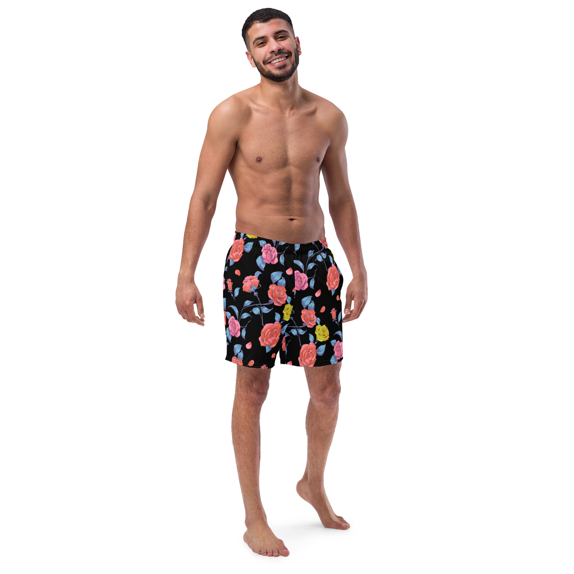 Roses - Men's swim trunks