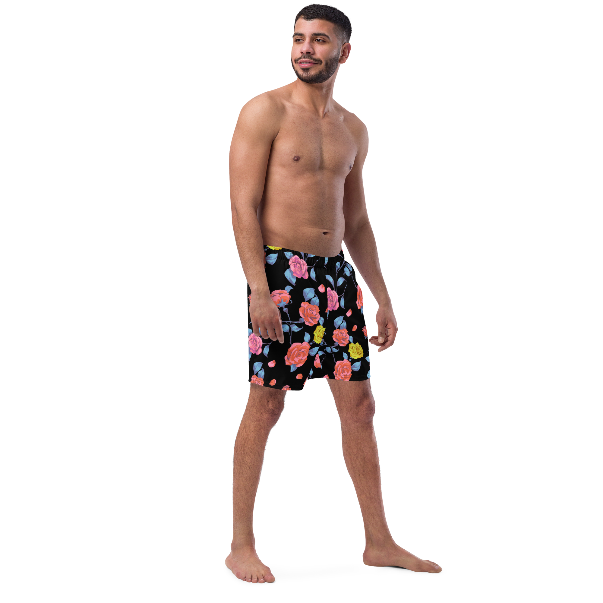 Roses - Men's swim trunks