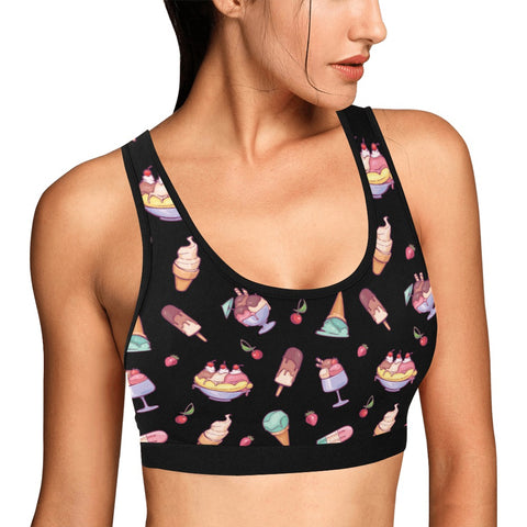 Banana-Split-Womens-Bralette-Black-Model-Side-View