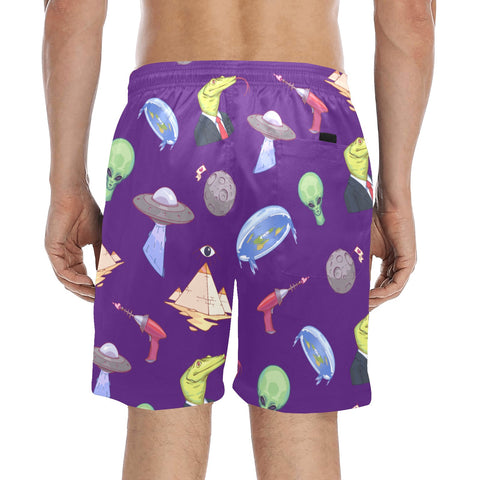 Conspiracy Theory Men's Swim Trunks
