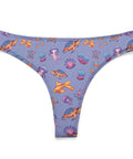 Sea-Life-Womens-Thong-Lavender-Model-Front-View