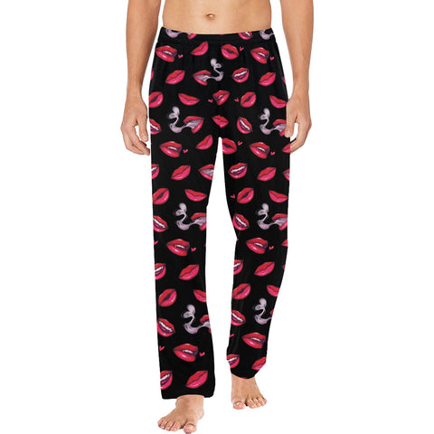 Fatal-Attraction-Mens-Pajama-Black-Model-Front-View