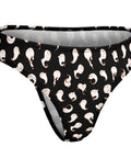 Retro-Ghost-Womens-Thong-Black-Product-Side-View