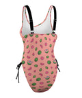 Watermelon-Womens-One-Piece-Swimsuit-Peach-Product-Side-View