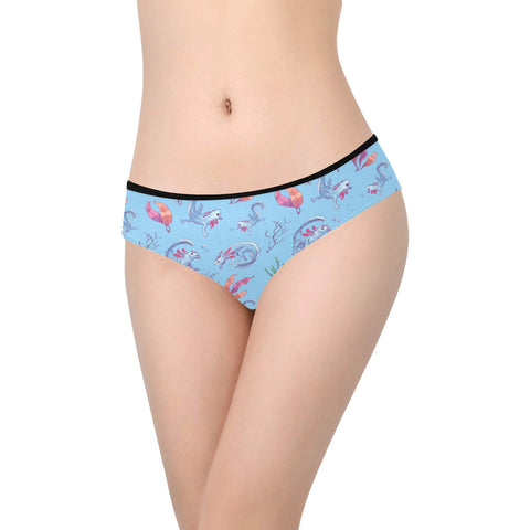 Axolotl-Womens-Hipster-Underwear-Light-Sky-Blue-Model-Front-View