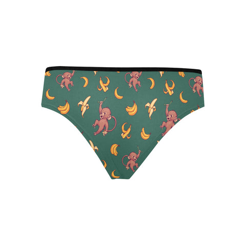 Baby-Monkey-Womens-Hipster-Underwear-Green-Product-Front-View