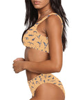 Sparrow-Womens-Bikini-Set-Yellow-Model-Side-View
