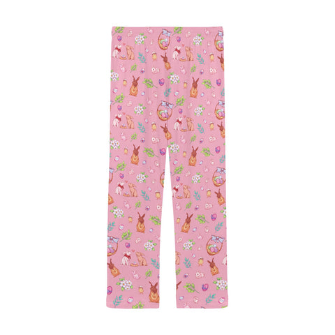 Easter-Mens-Pajama-Pink-Back-View