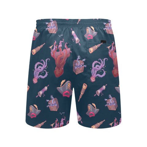 Shiver-Me-Timbers-Men's-Swim-Trunks-Deep-Sea-Blue-Back-View