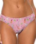 Easter-Womens-Thong-Pink-Model-Front-View