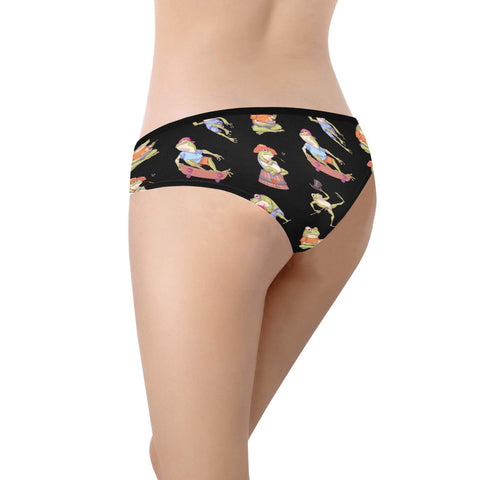 Frogs Doing Things Women's Hipster Underwear